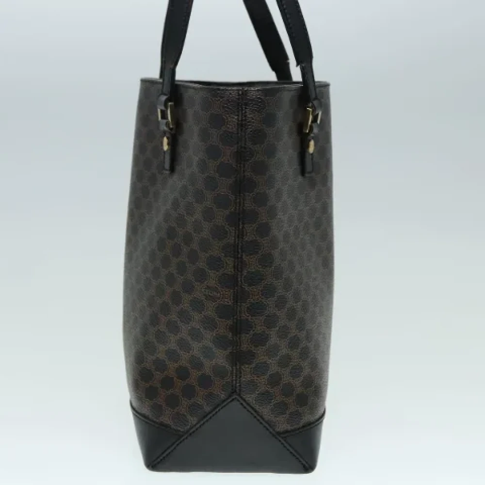 Celine Vintage Pre-owned Leather handbags Black Dames