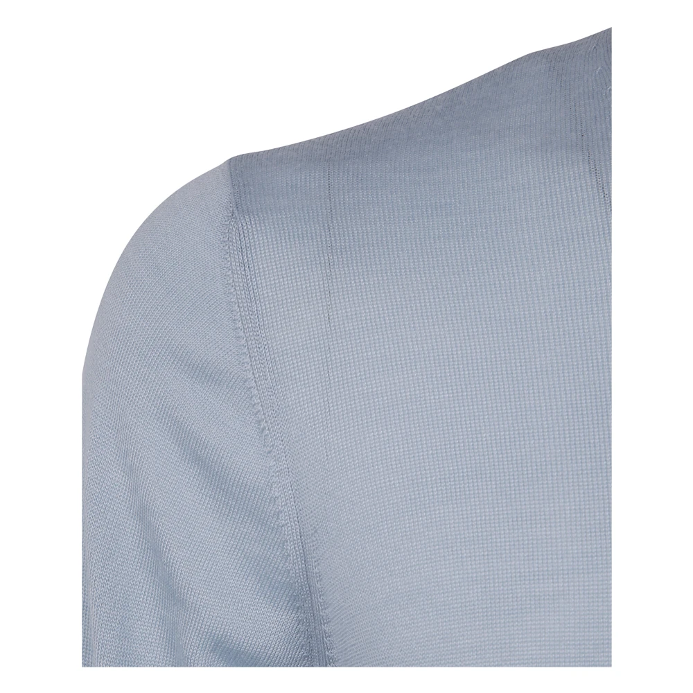 Barba Napoli Casual Gebreide Trui Blue Heren