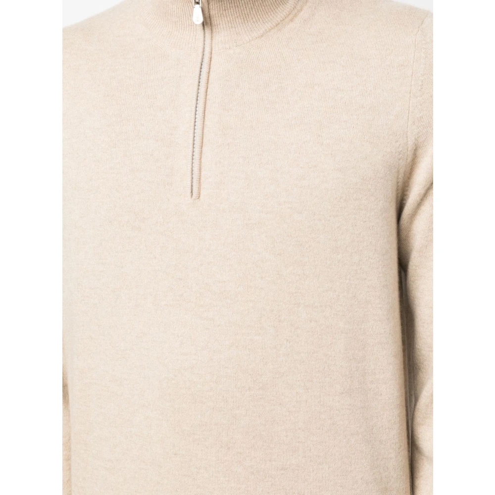 BRUNELLO CUCINELLI Luxe Truien Collectie Beige Heren
