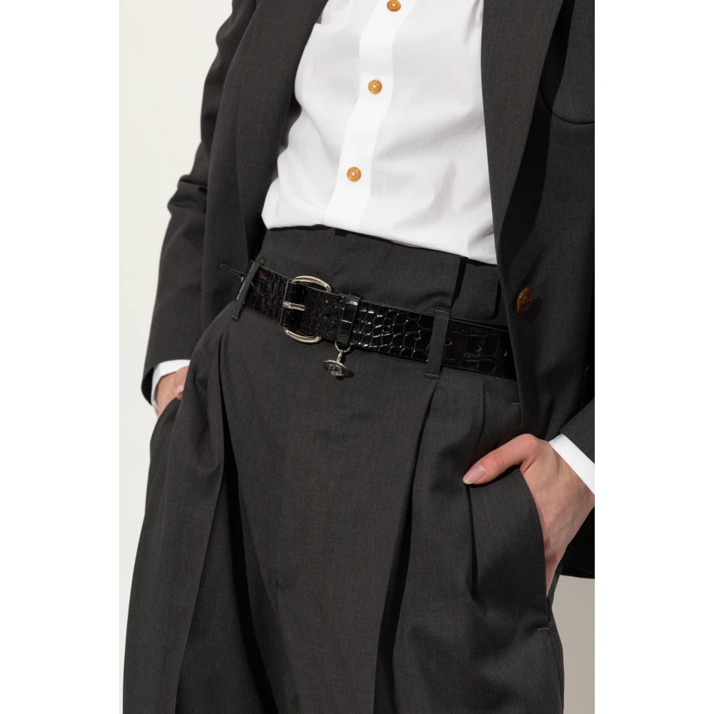 Vivienne Westwood Leren riem Black Dames