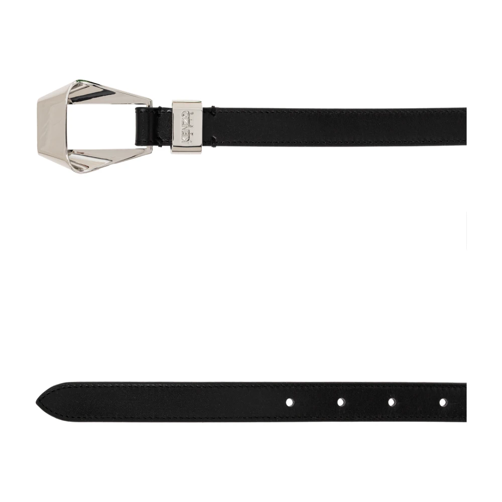 Kenzo Leren riem Black Dames