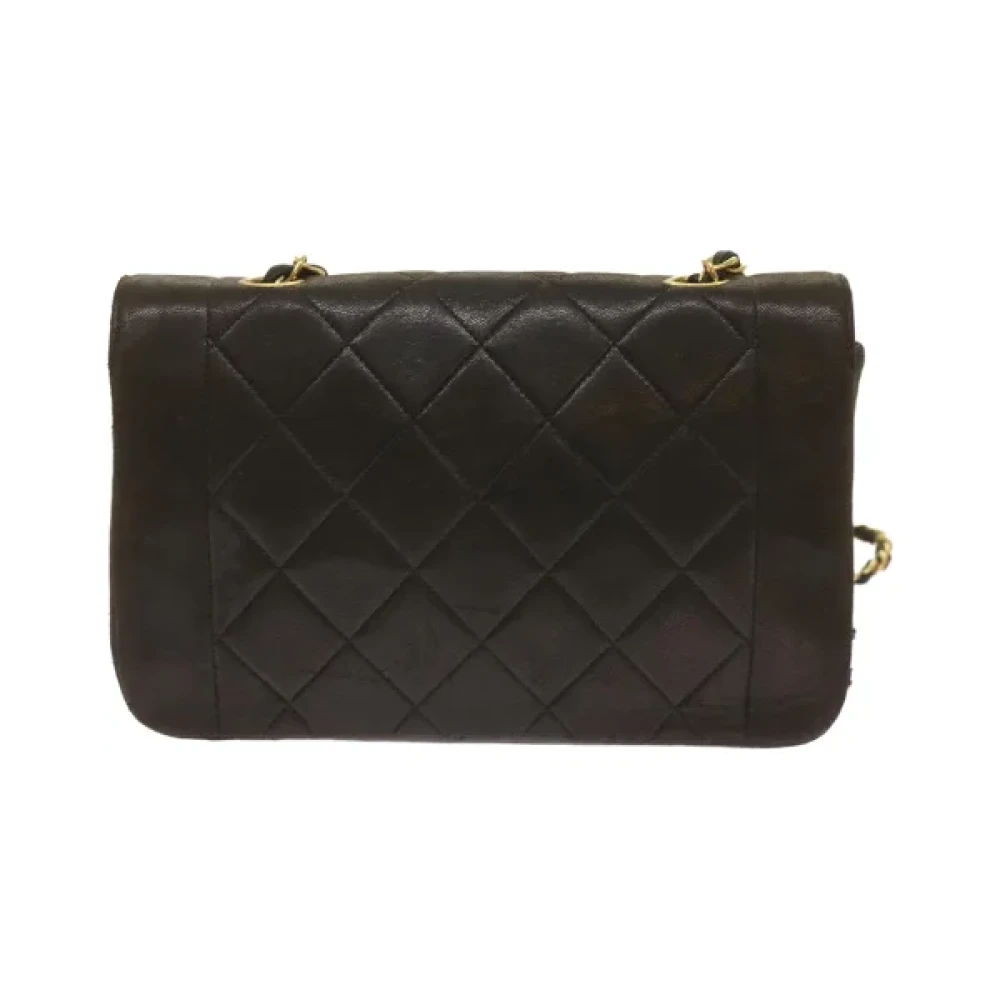 Chanel Vintage Pre-owned Leather chanel-bags Black Dames