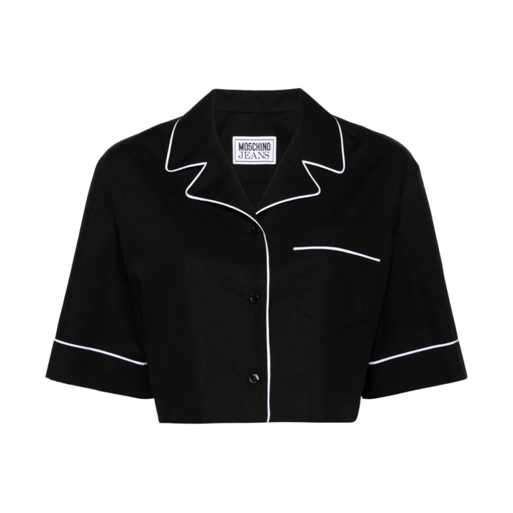 Moschino Zwarte Overhemden voor Mannen Black Dames
