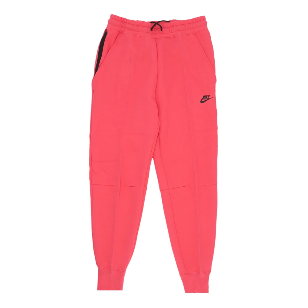 Nike Pink Training Trousers & Tights, Female, Xs, Tech Fleck Mid-Rise Jogger Trousers