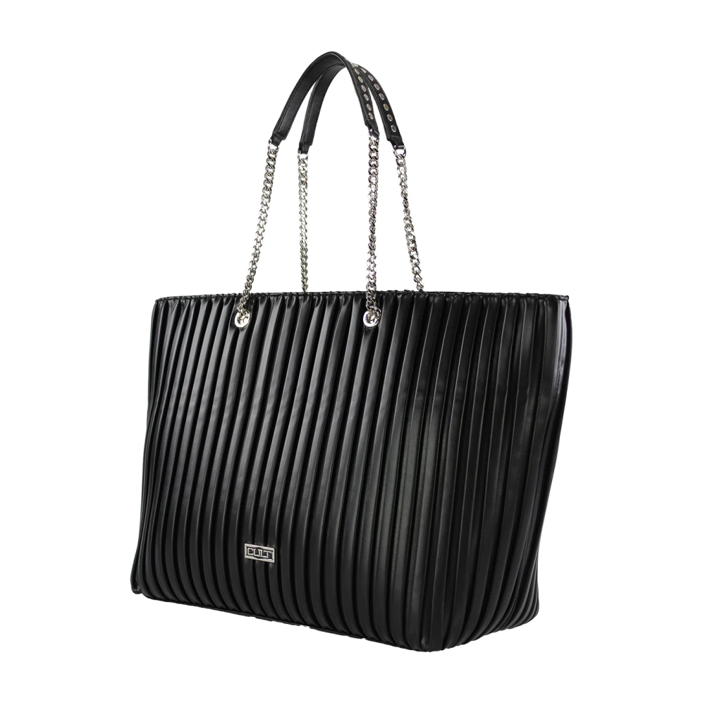 Cult Stijlvolle Shopper Tote Tas Black Dames