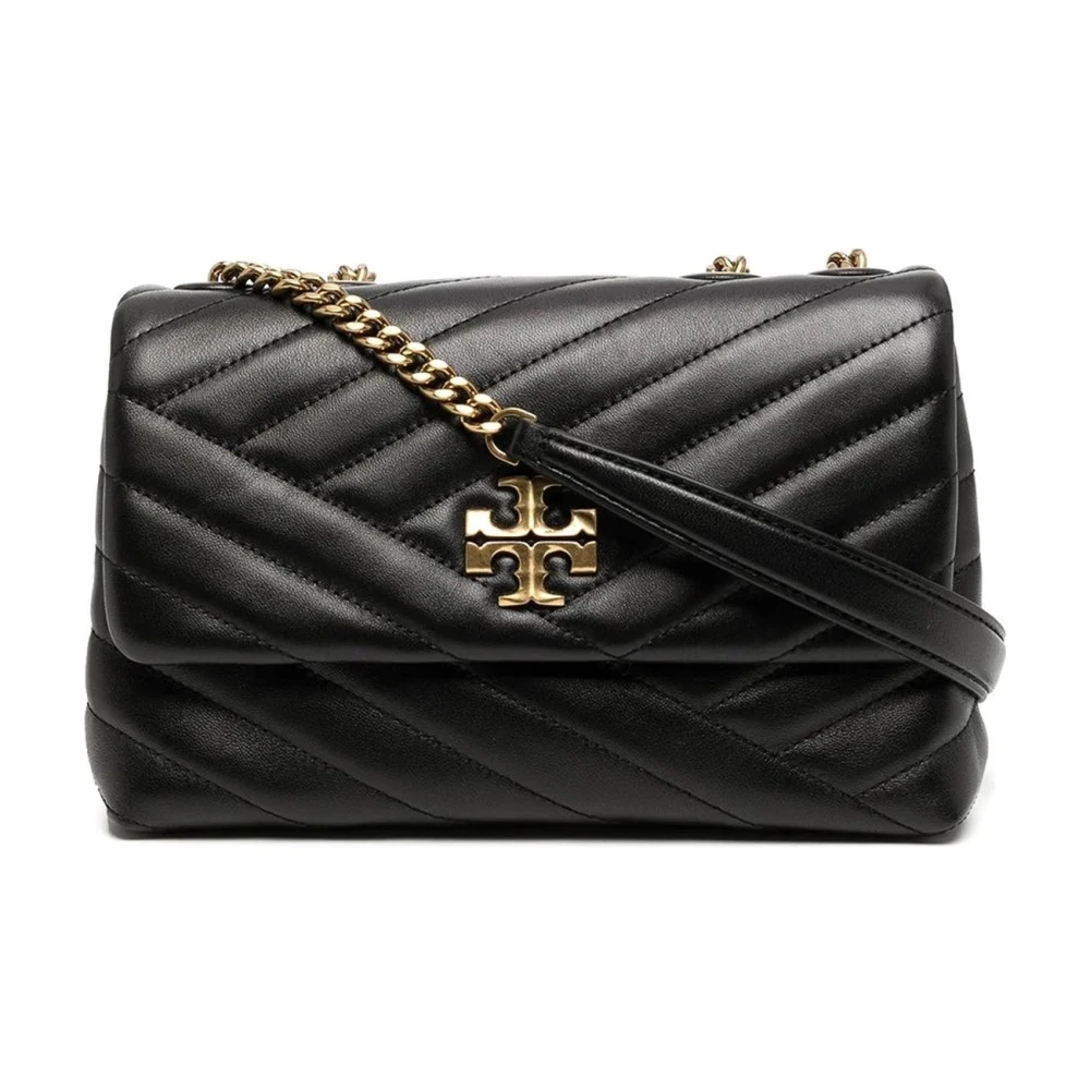 Tory Burch Women's Black Small Kira Chevron Shoulder Bag