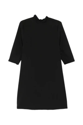 Virgin Wool Bow Mini Dress
