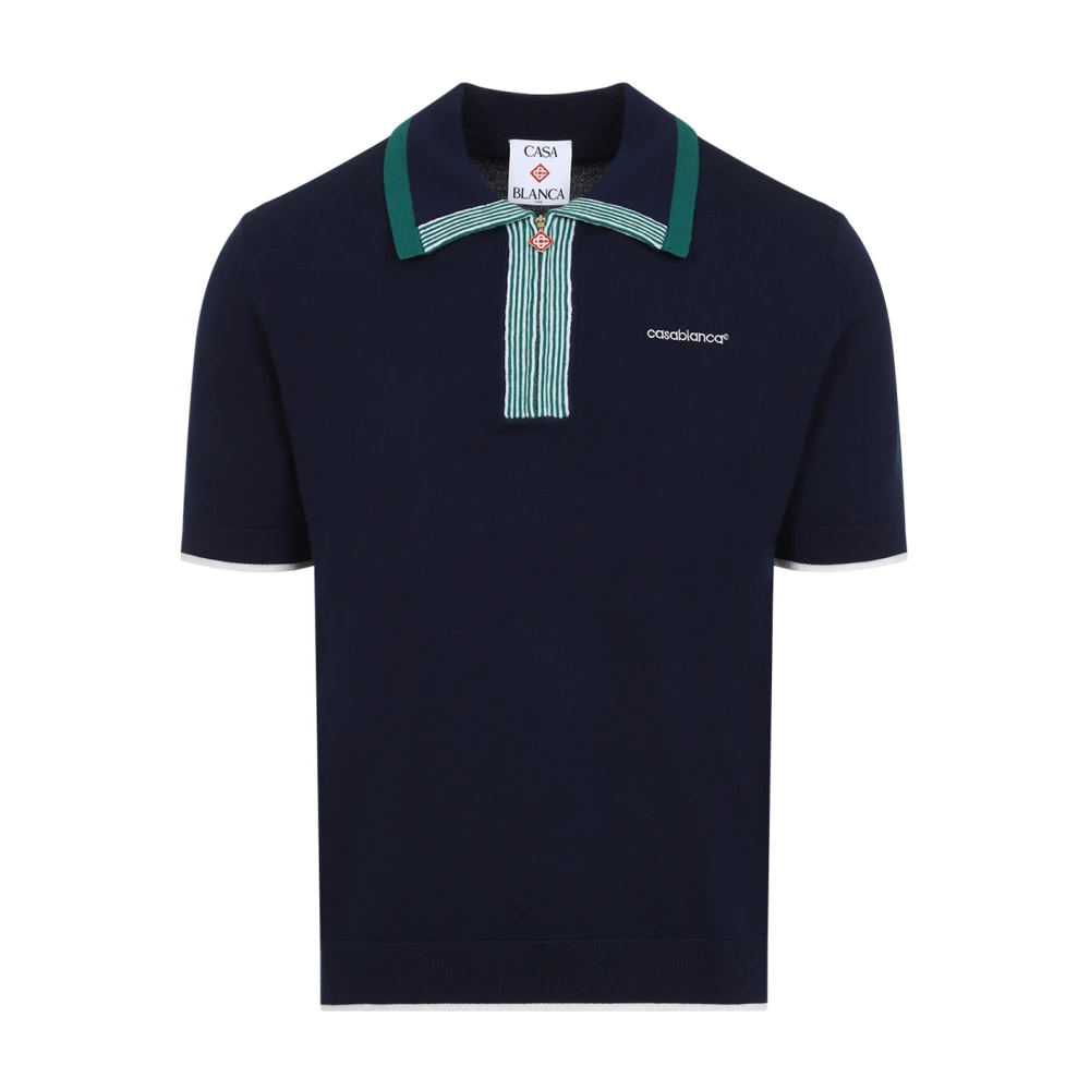 Casablanca Blauw T-shirt Herenstijl Blue Heren