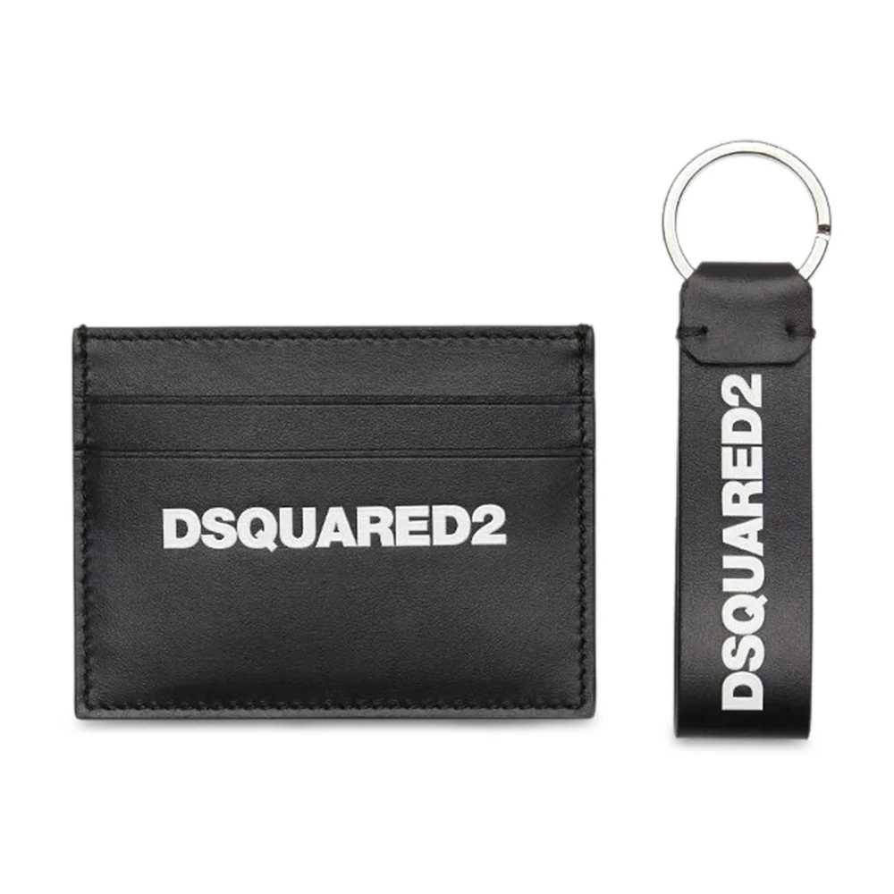 Dsquared2 Men's Black Wallets & Cardholders, One Size, Wallets For