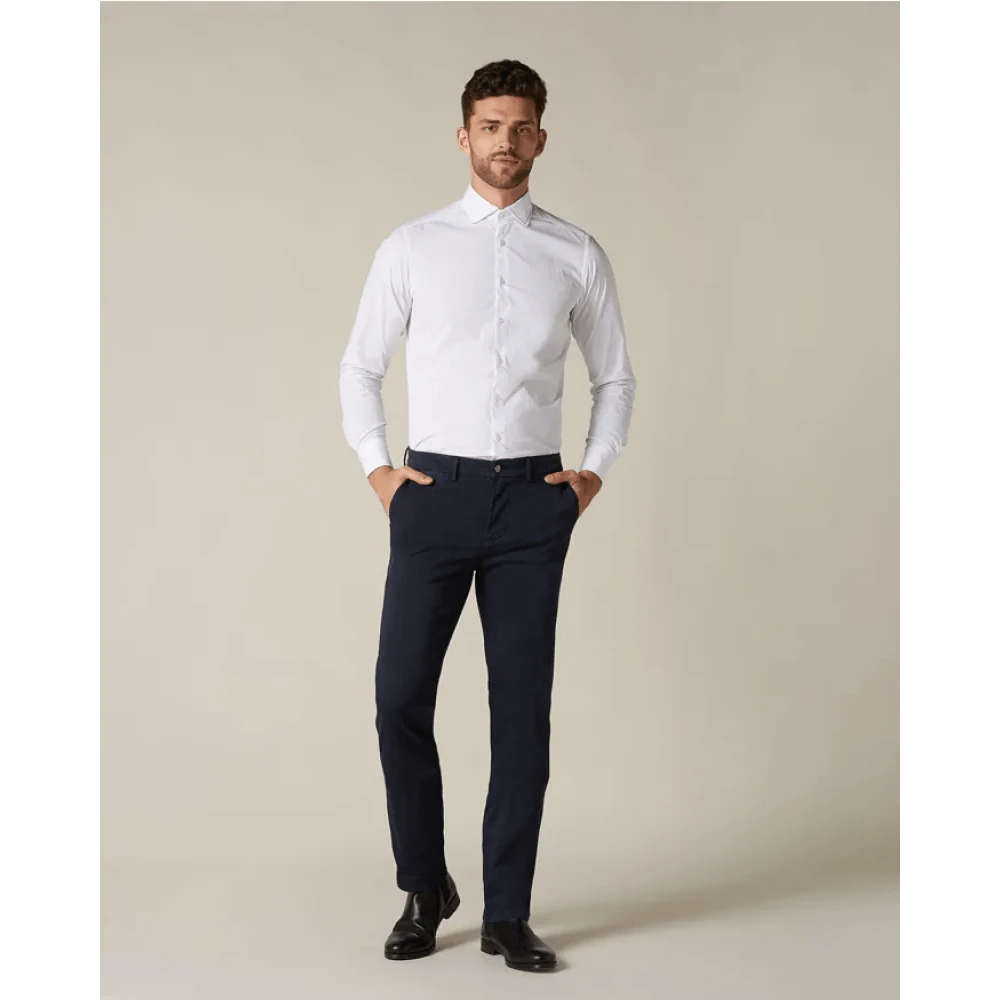 7 For All Mankind Chino Broek voor Heren Blue Heren