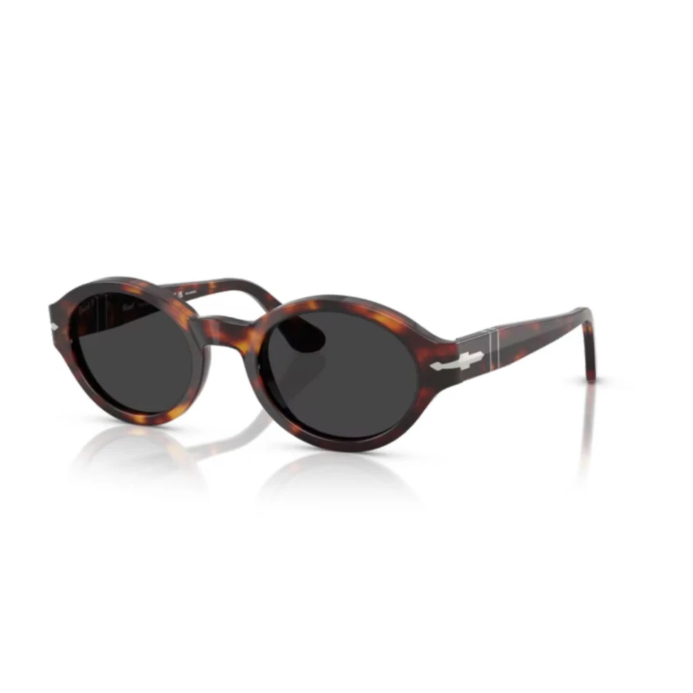 Persol Women's Grey Woman Po3378s Loris 24/48 Sunglasses Acetate Turtle Round Polarized - Image 3