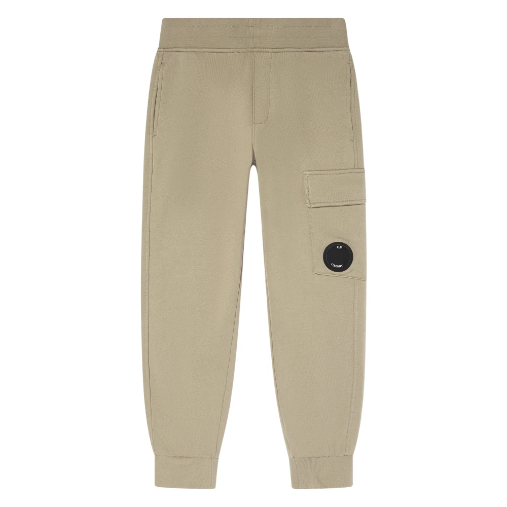 C.p. Company Boys Beige Lens Pocket Joggers For