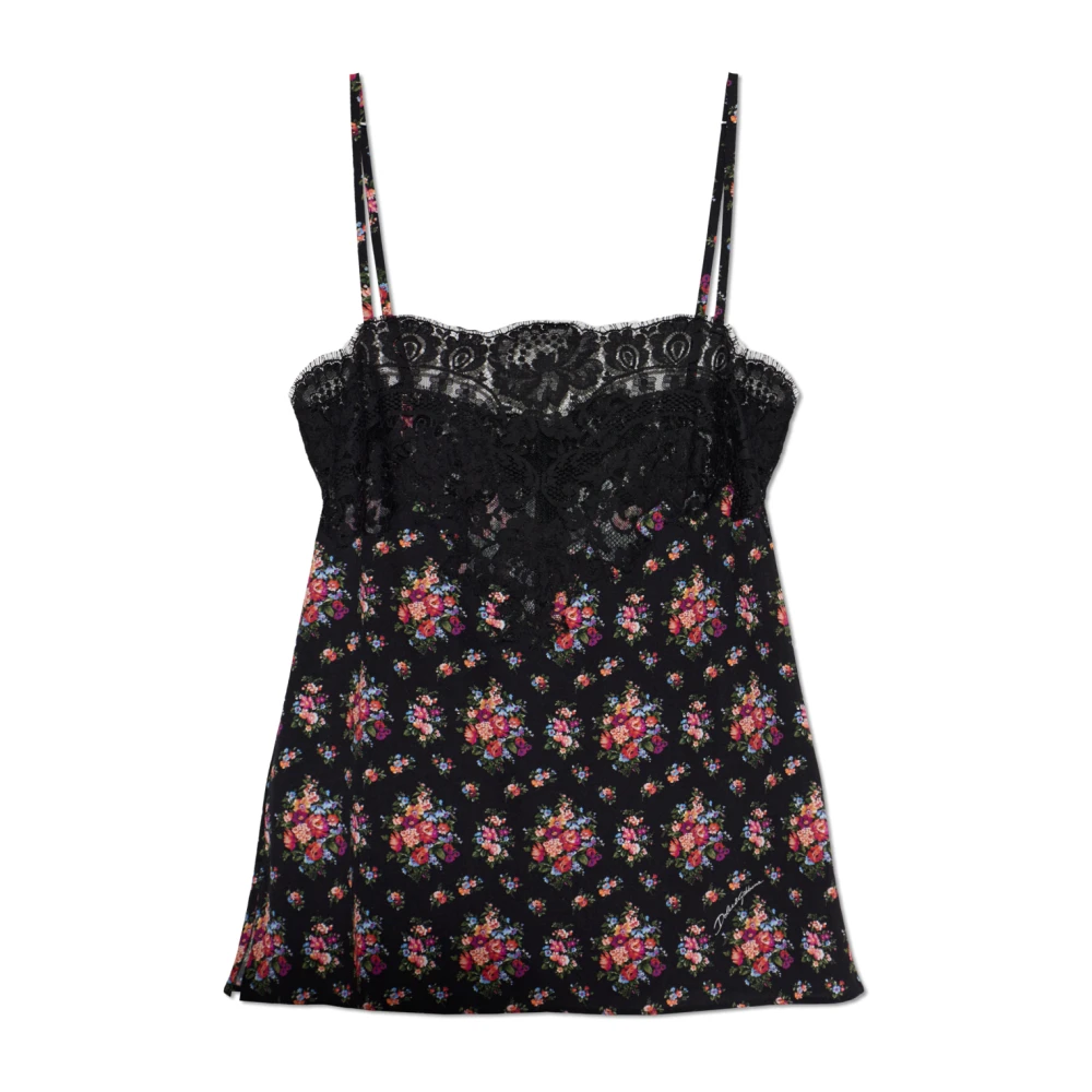 Dolce & Gabbana Damen Schwarz Oberteile, K, Sgröße: