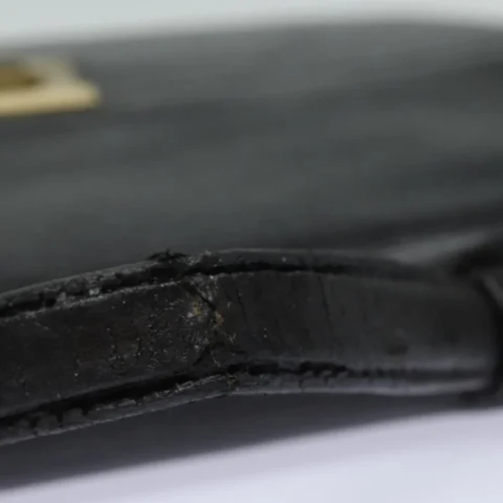 Loewe Pre-owned Leather handbags Black Dames