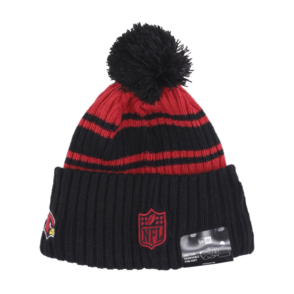new era Arizona Cardinals Pom Beanie Hat Black Heren