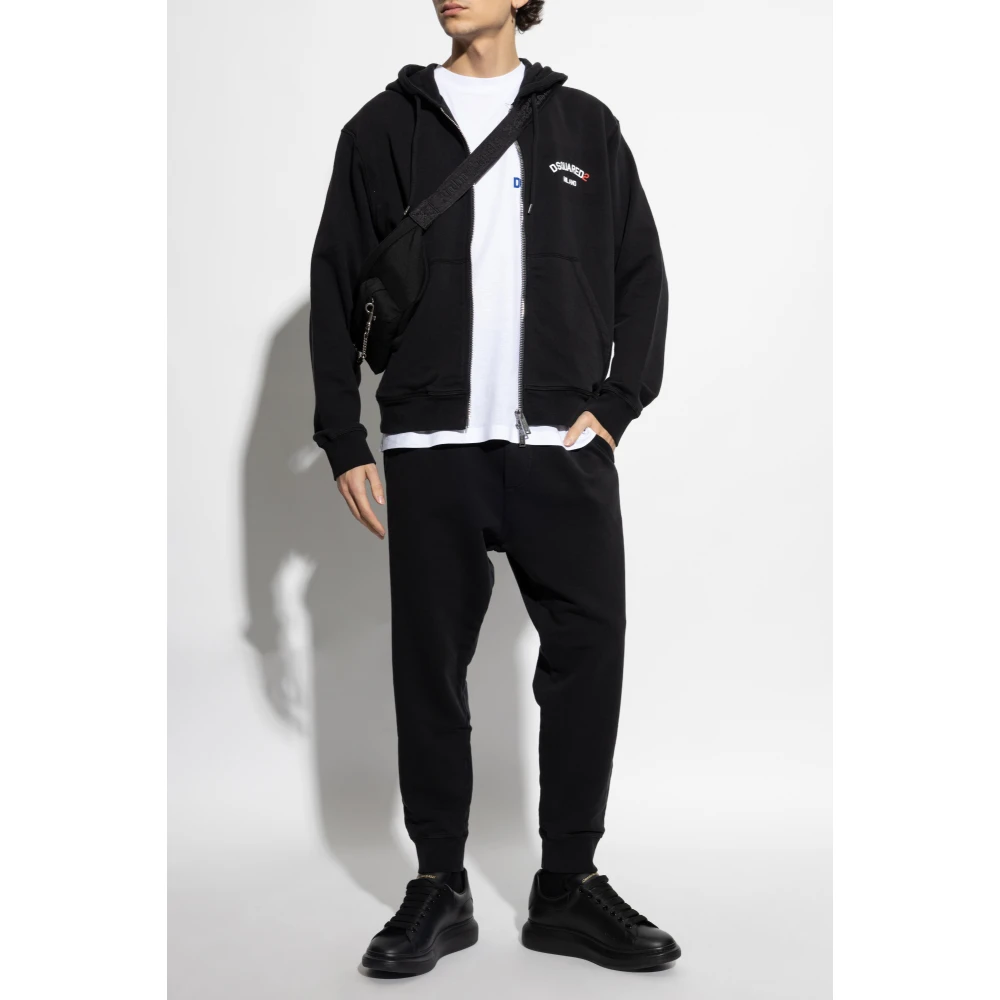 Dsquared2 Rits-sweatshirt Black Heren
