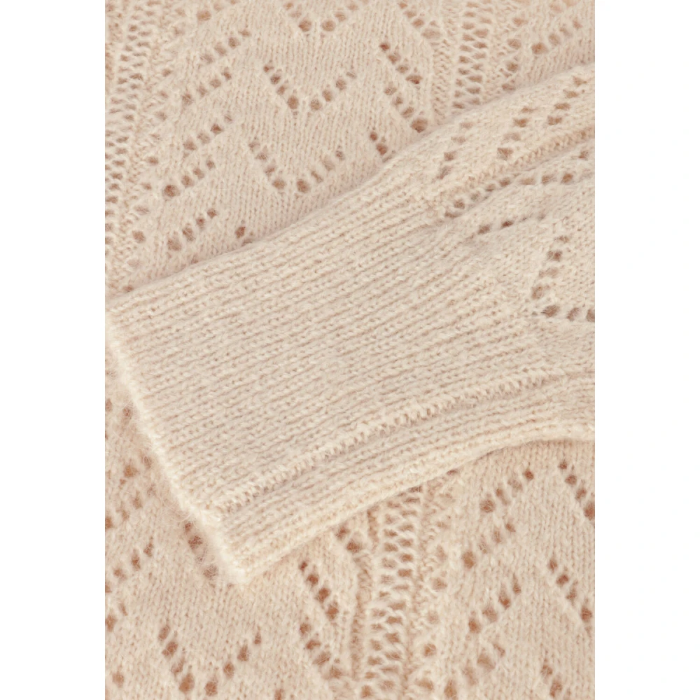 Y.A.S Witte Gebreide Pullover Trui White Dames