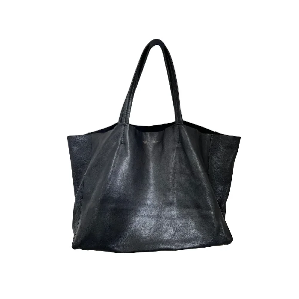 Celine Vintage Pre-owned Leather totes Black Dames