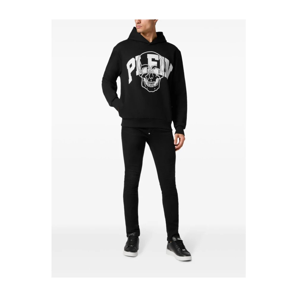 Philipp Plein Zwarte Sweatshirt voor Mannen Black Heren