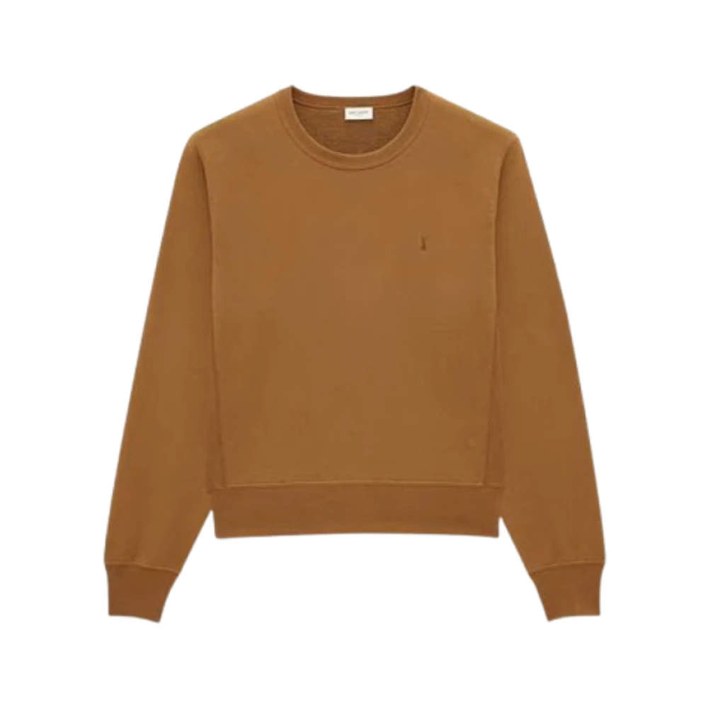 Saint Laurent Chic Sweatshirt Brown, Herr