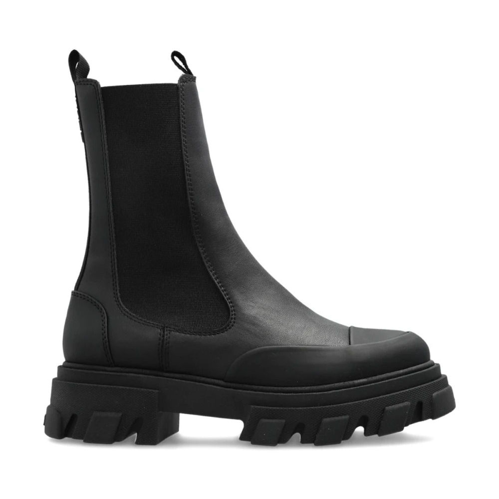 Ganni Black Chelsea Boots - Female - Chelsea Boots - 3 Uk - Shoes