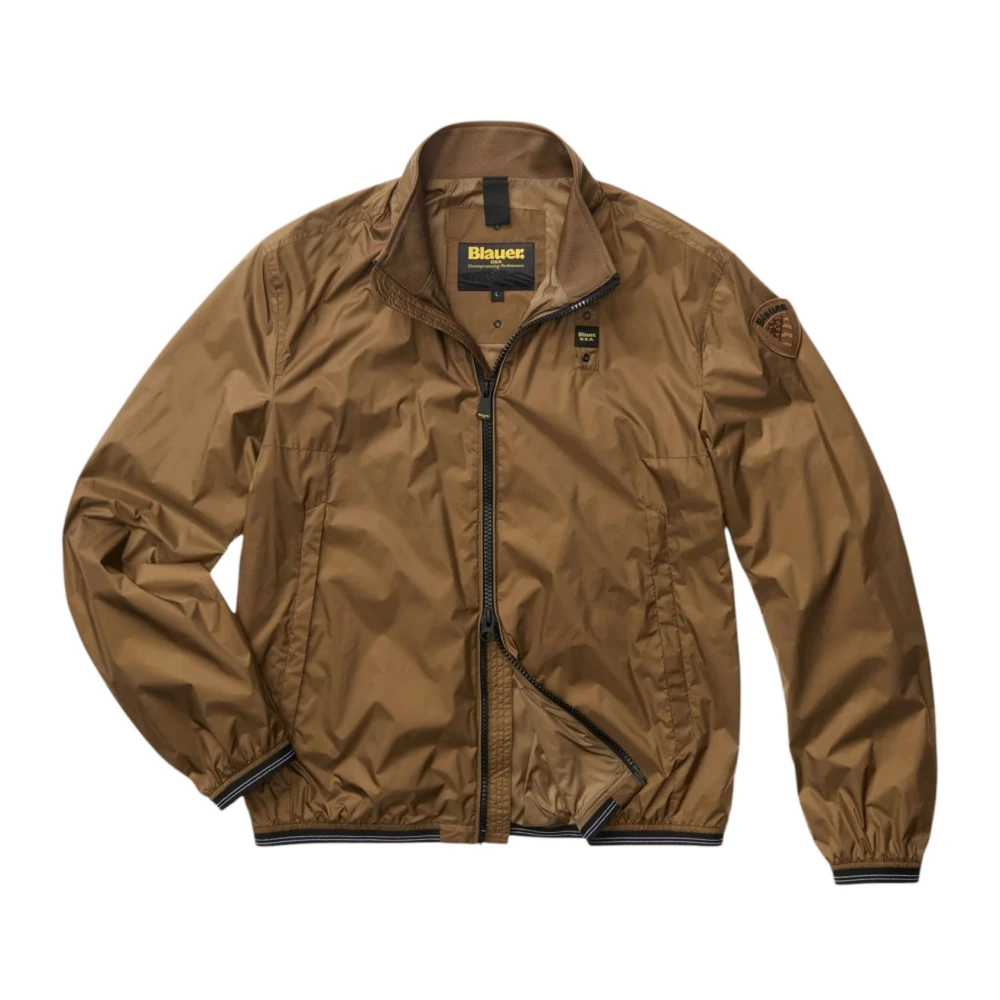Blauer Men's Beige Kerwin Windbreaker Jacket - Bomber Jackets - M - Jackets