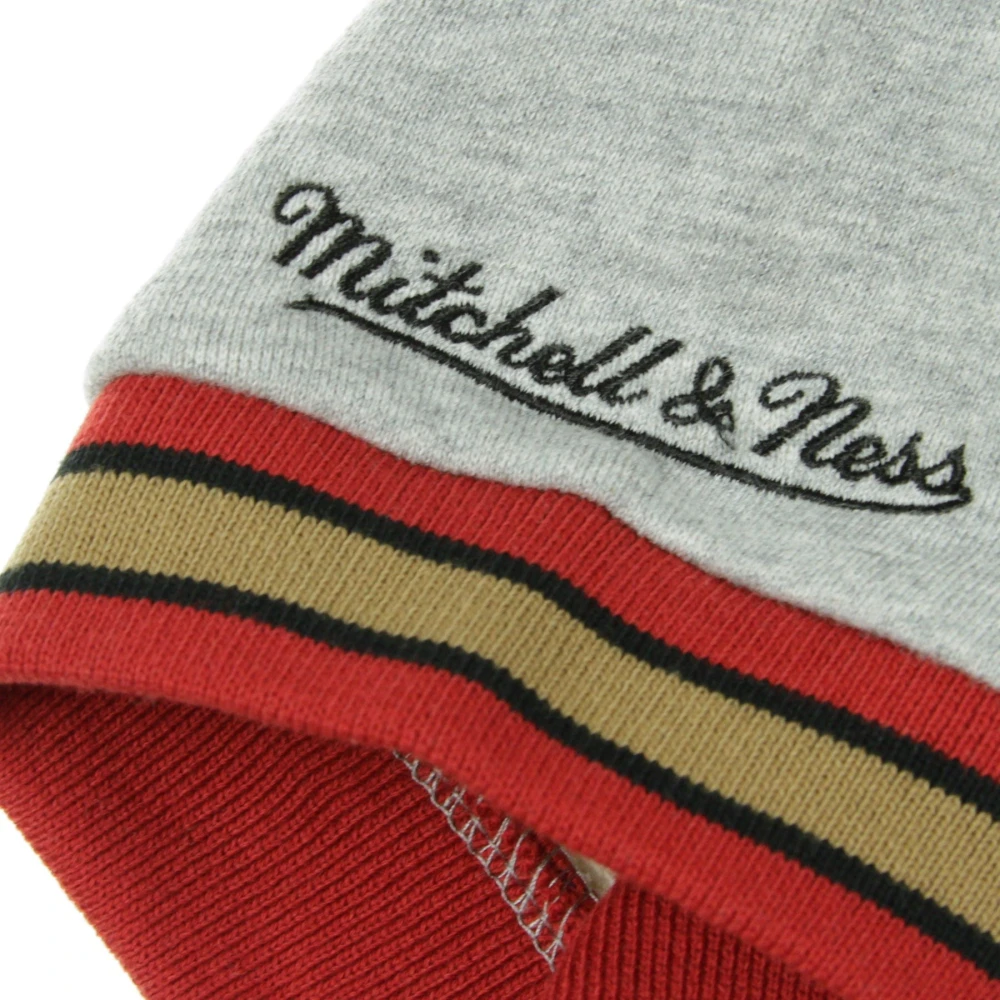 Mitchell & Ness Korte mouwen hoodie lichtgewicht sweatshirt Gray Heren
