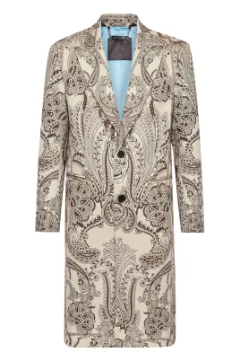 Coat Long Paisley