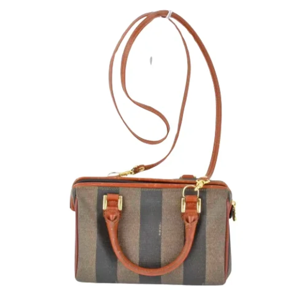 Fendi Vintage Pre-owned Canvas fendi-bags Brown Dames