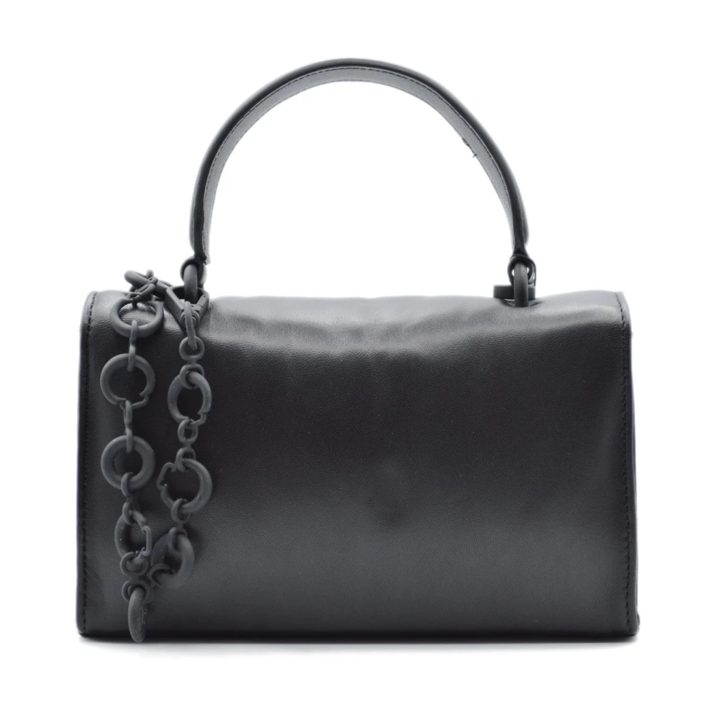 La Carrie Iconische Leren Shopper Tas Black Dames
