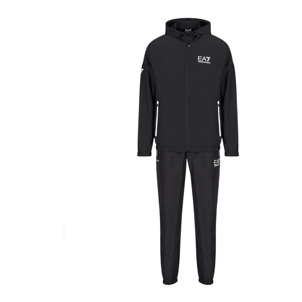 Emporio Armani Ea7 Uomo Nero Jumpsuits, L, New,