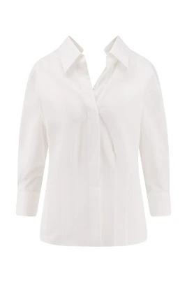 Opened Collar Blouse