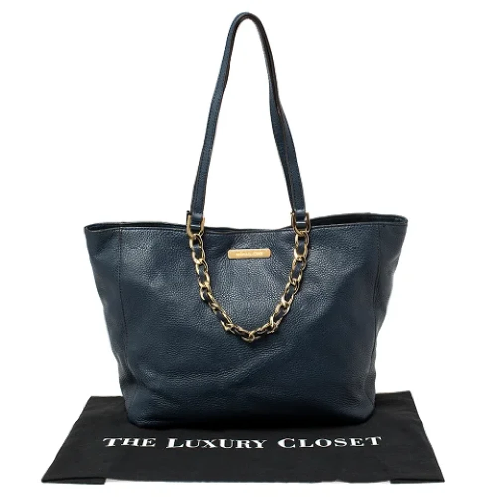 Michael Kors Pre-owned Leather totes Blue Dames