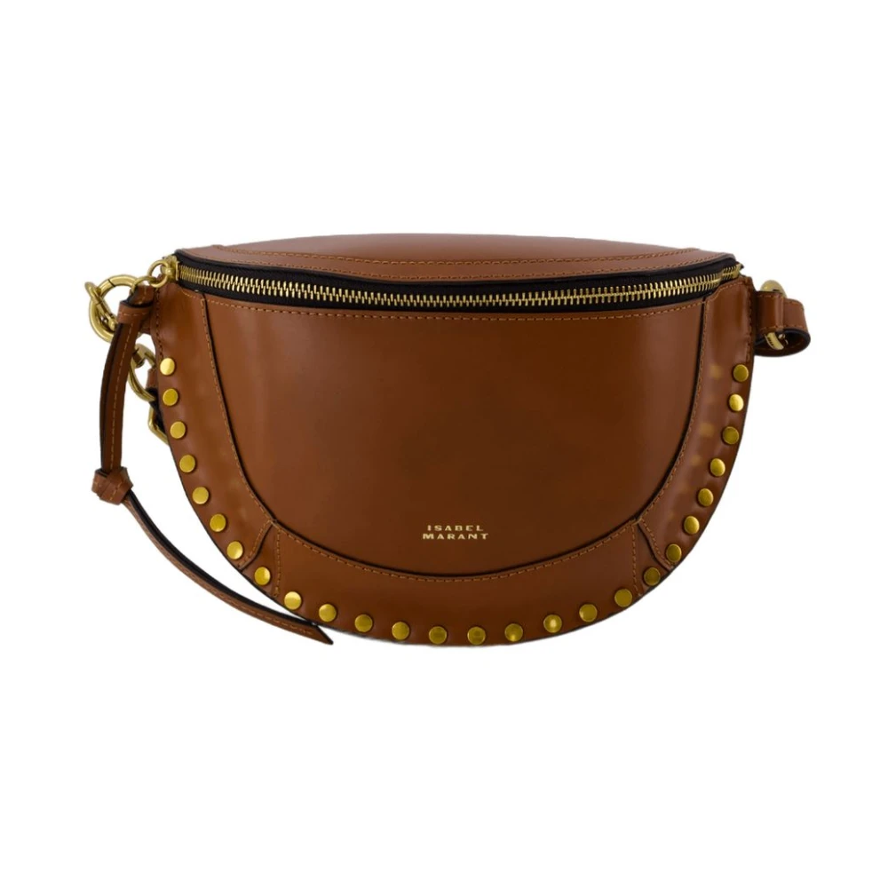 Isabel Marant Women's Brown/Bordeaux Leather Shoulder Bag Cognac