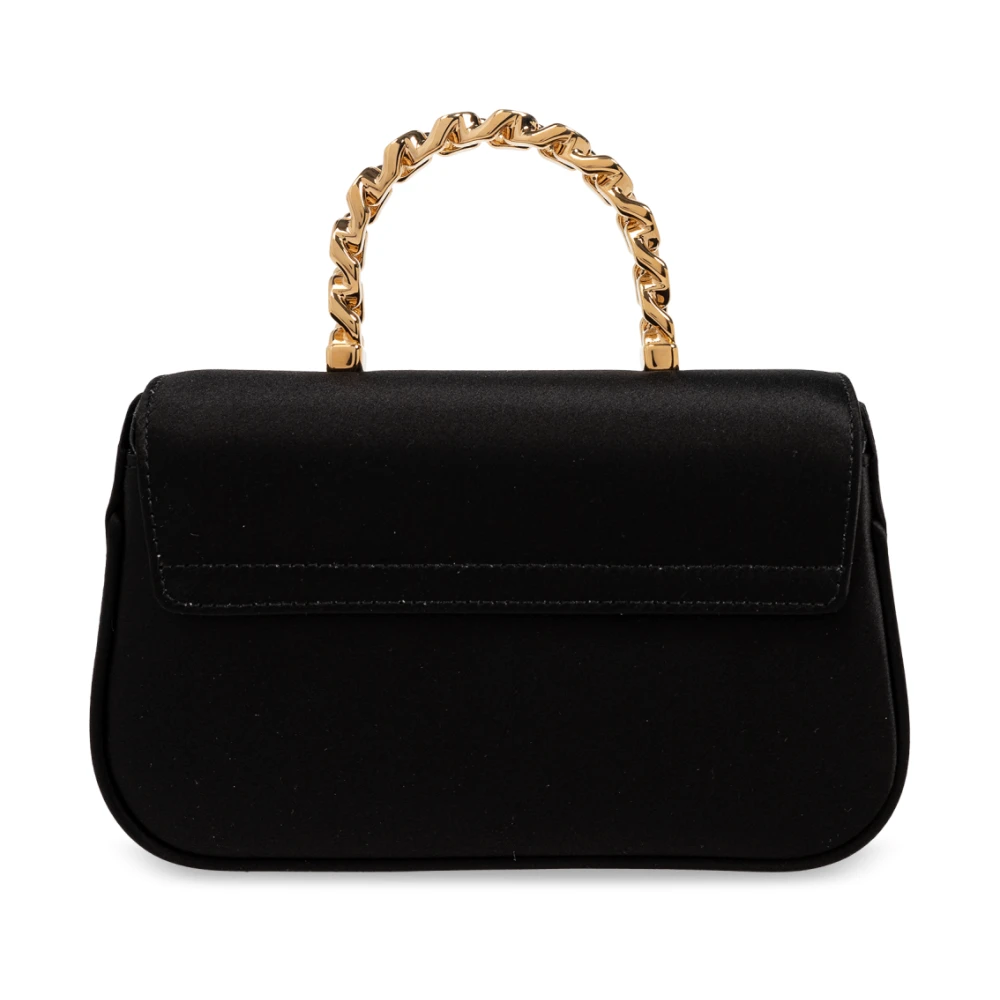 Versace Satijnen schoudertas Black Dames