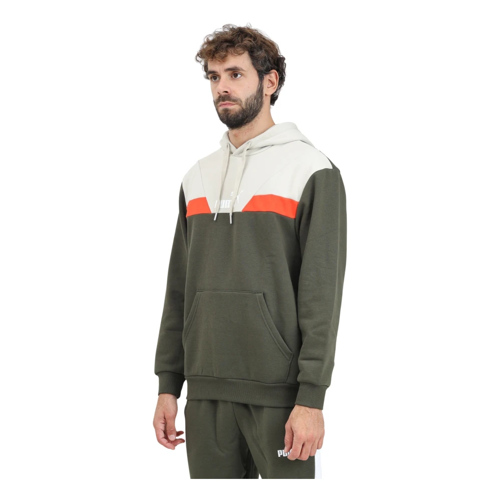 Puma Colorblock Hoodie voor Mannen Multicolor Heren