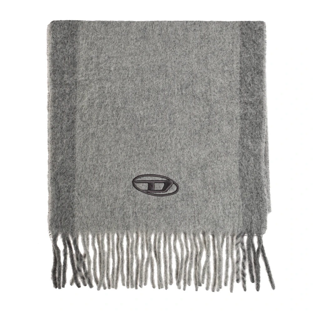 Diesel Mannelijk Grijs Accessoires Heren, One Size, Scarves