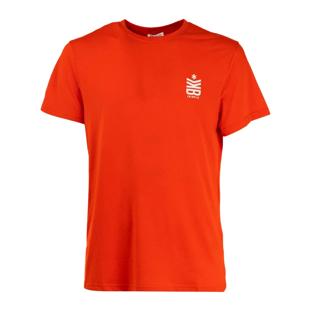 Bikkembergs Stijlvolle T-Shirt Collectie voor Mannen Orange Heren
