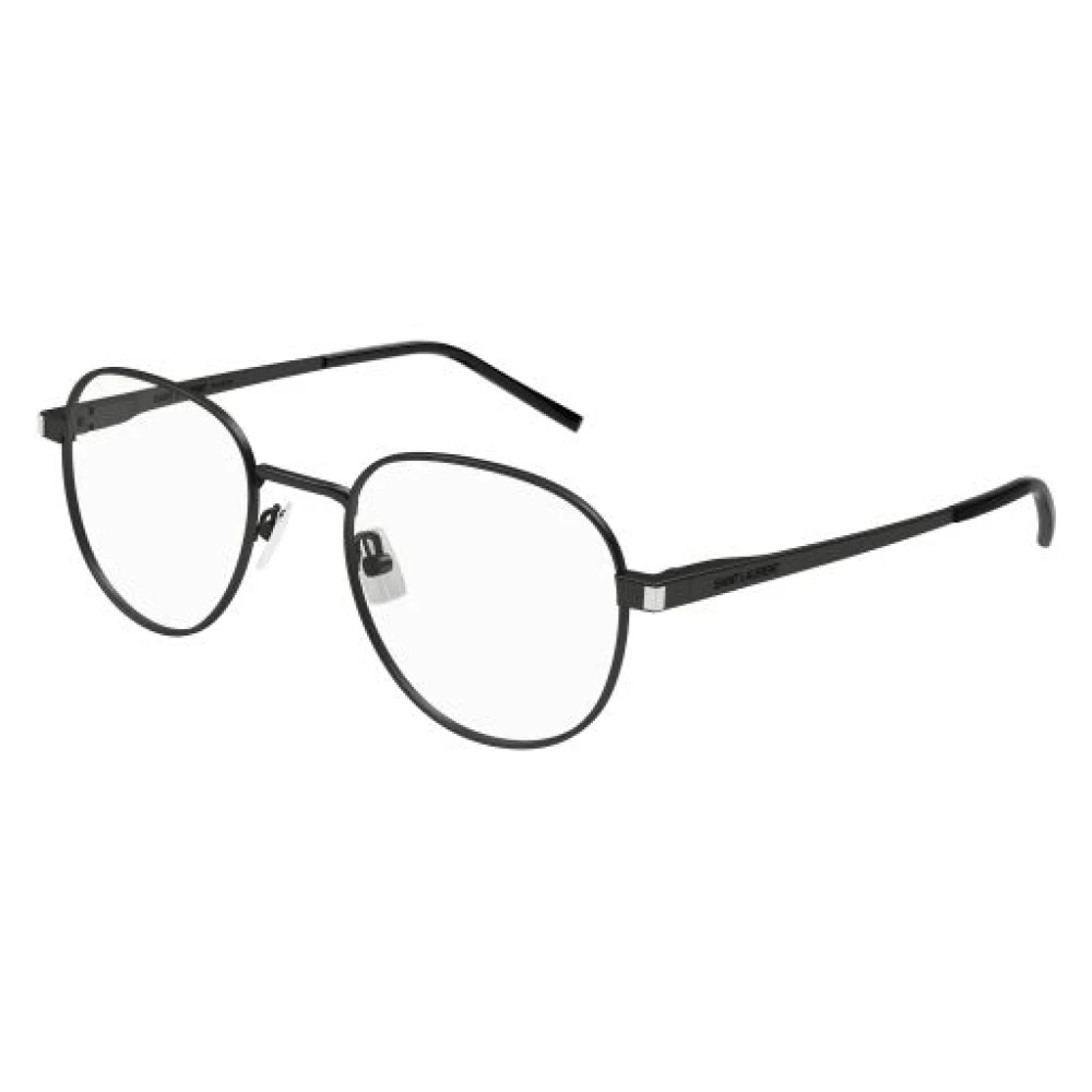 Saint Laurent Klassieke Zwarte Leren Schoudertas Black Unisex