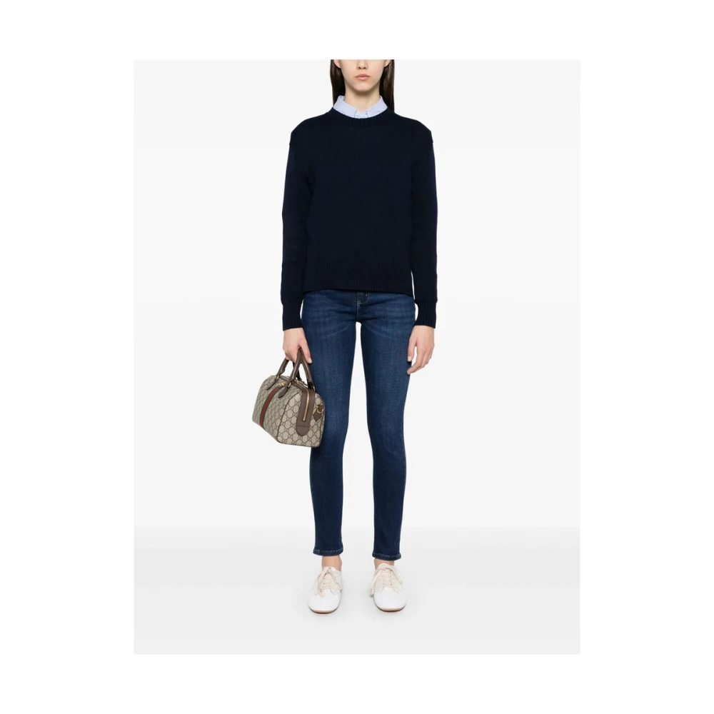 Lois Indigo Blauwe Klassieke Vijf Zakken Jeans Blue Dames