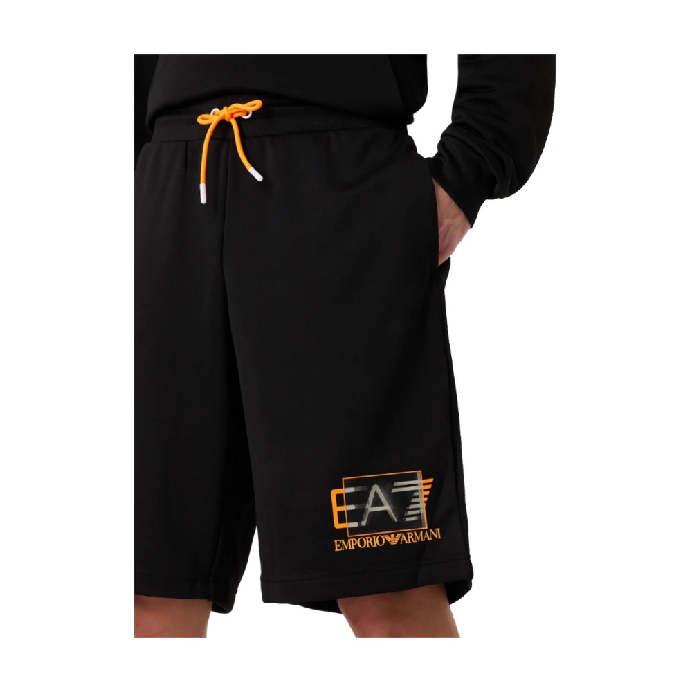 Emporio Armani EA7 Casual Shorts Black Heren