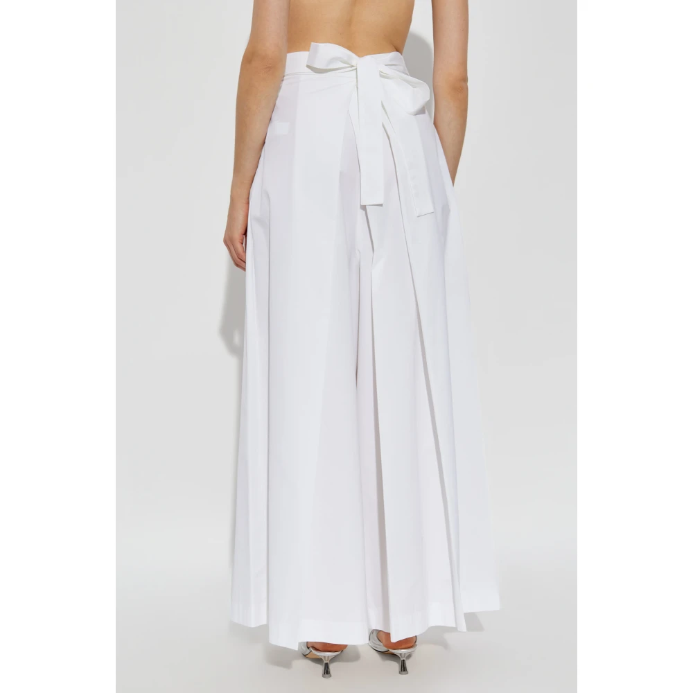 Fabiana Filippi Geplooide broek White Dames