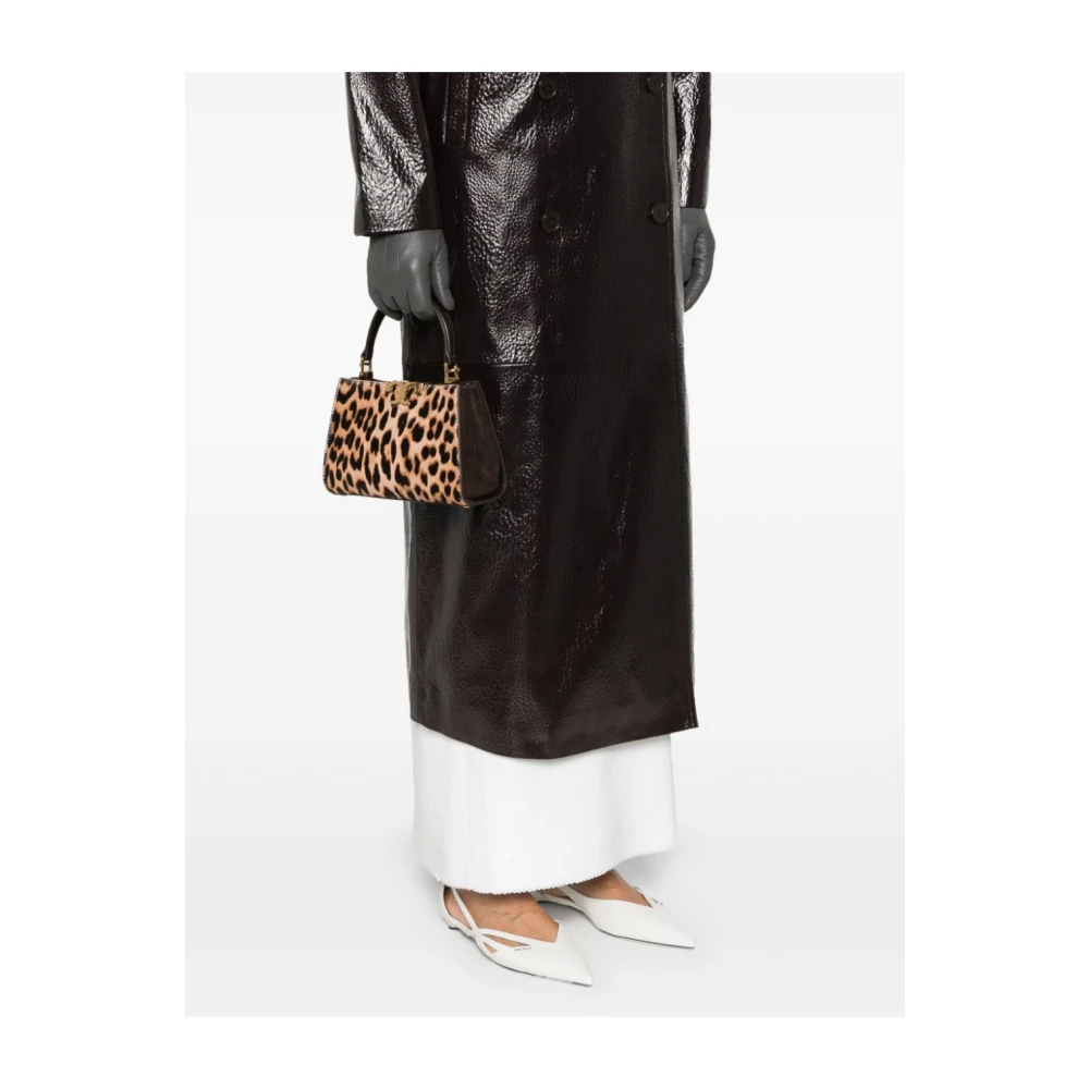 TORY BURCH Dierenpatroon Schoudertas Brown Dames