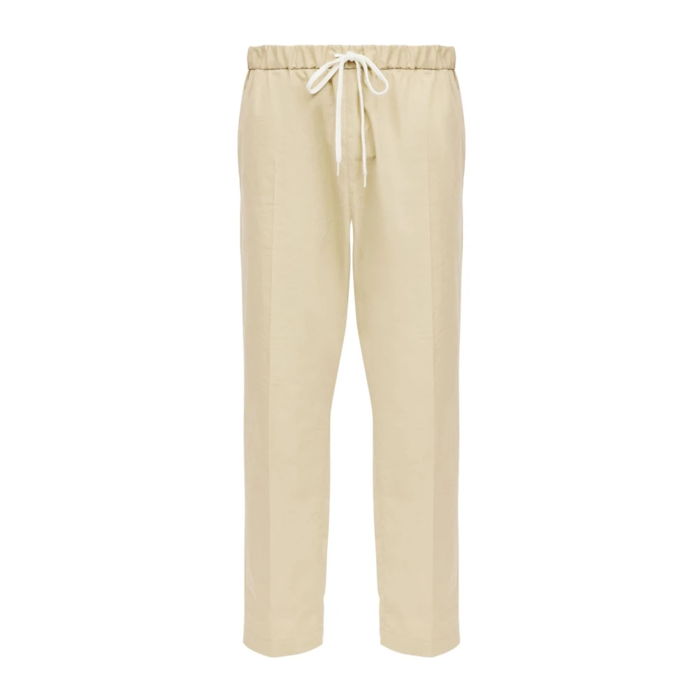 MM6 Maison Margiela Beige Drawstring Pants Beige, Herr