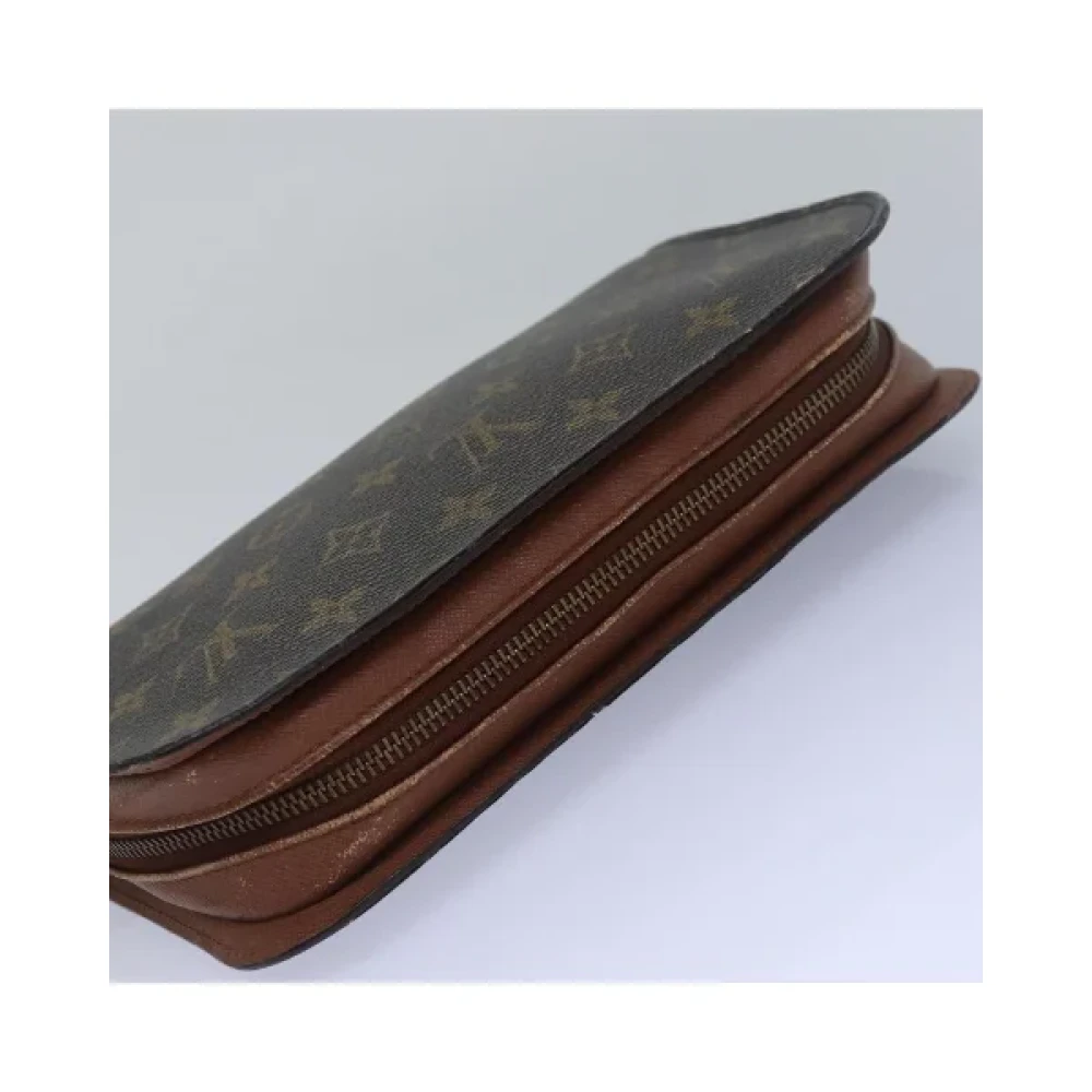 Louis Vuitton Vintage Pre-owned Canvas clutches Brown Dames
