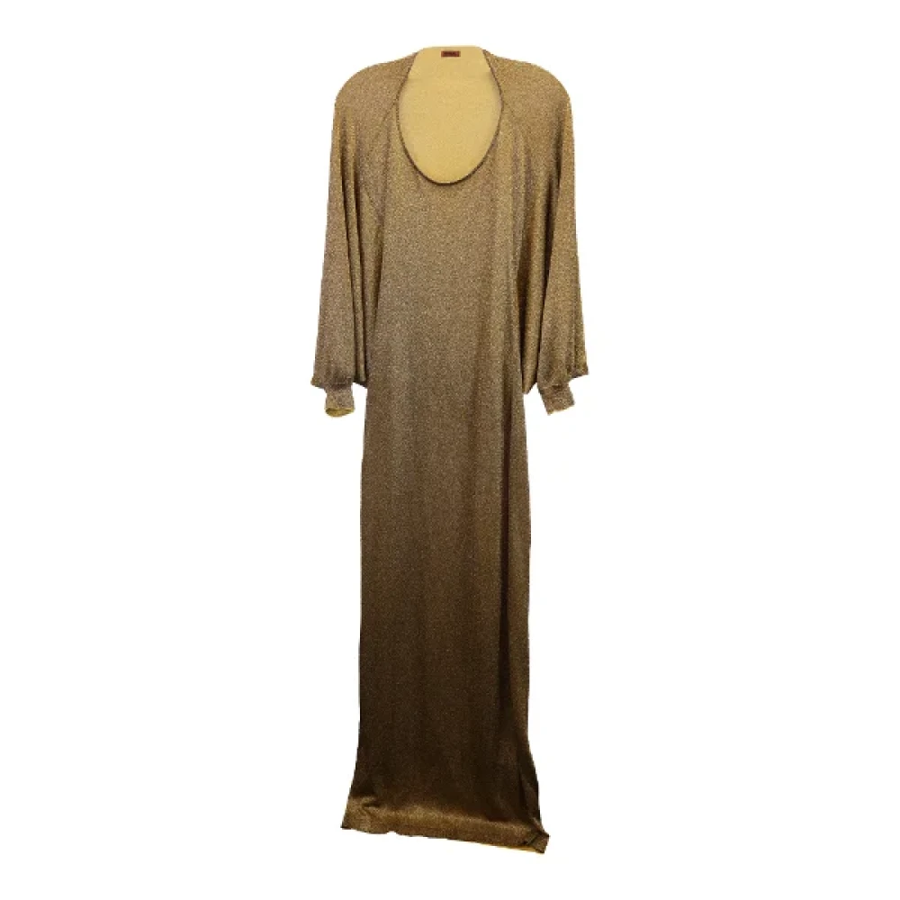 Missoni Pre-owned Polyester dresses Brown Dames