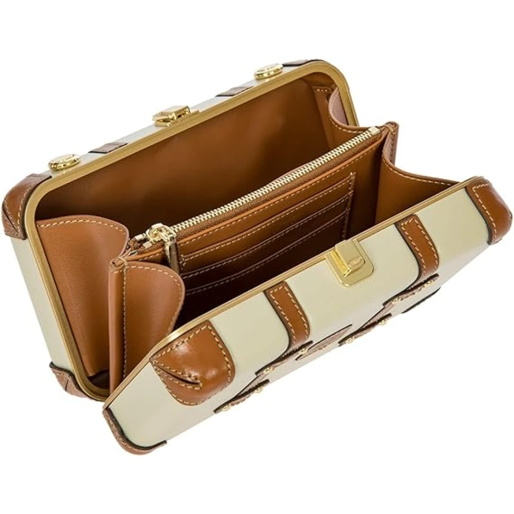 Bric's Stijlvolle Crème Accessoires Tas Beige Dames