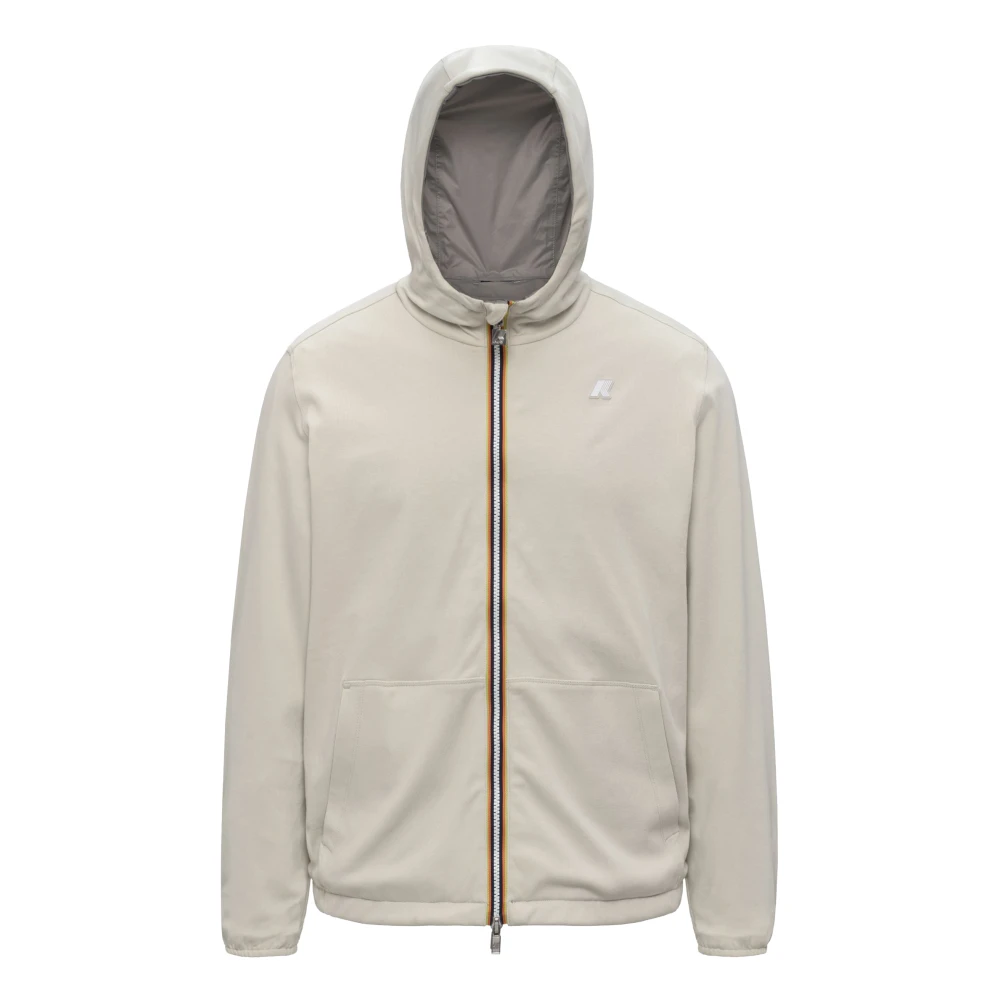 K-Way Men's Beige Jake Double Interlock Jacket - Light Jackets - Xl - Jackets