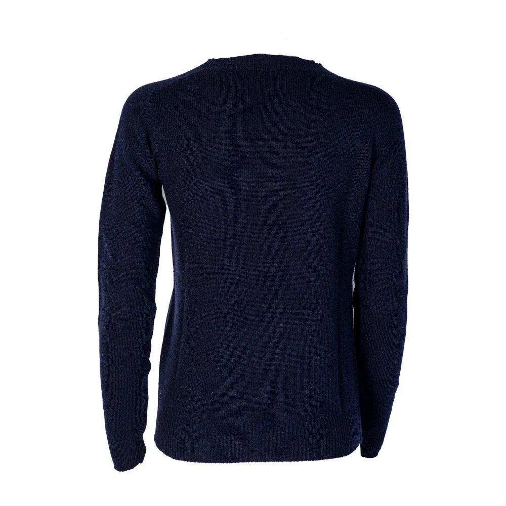 Jucca Kasjmier Ronde Hals Dames Trui Blue Dames