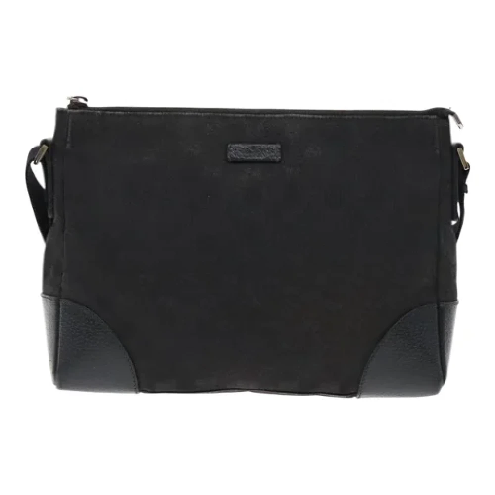 Gucci Vintage Pre-owned Canvas gucci-bags Black Dames